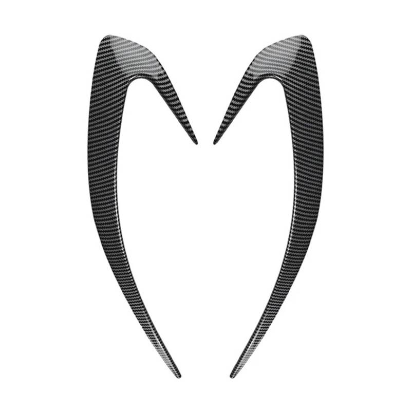 ZZLOWJSN Hinten Stoßstange Seite Air Vent Trimmt Abdeckung Kompatibel for Mazda MX-5 Miata ND 2016-2025 Boot Spoiler Splitter Canard(Carbon Fiber) von ZZLOWJSN