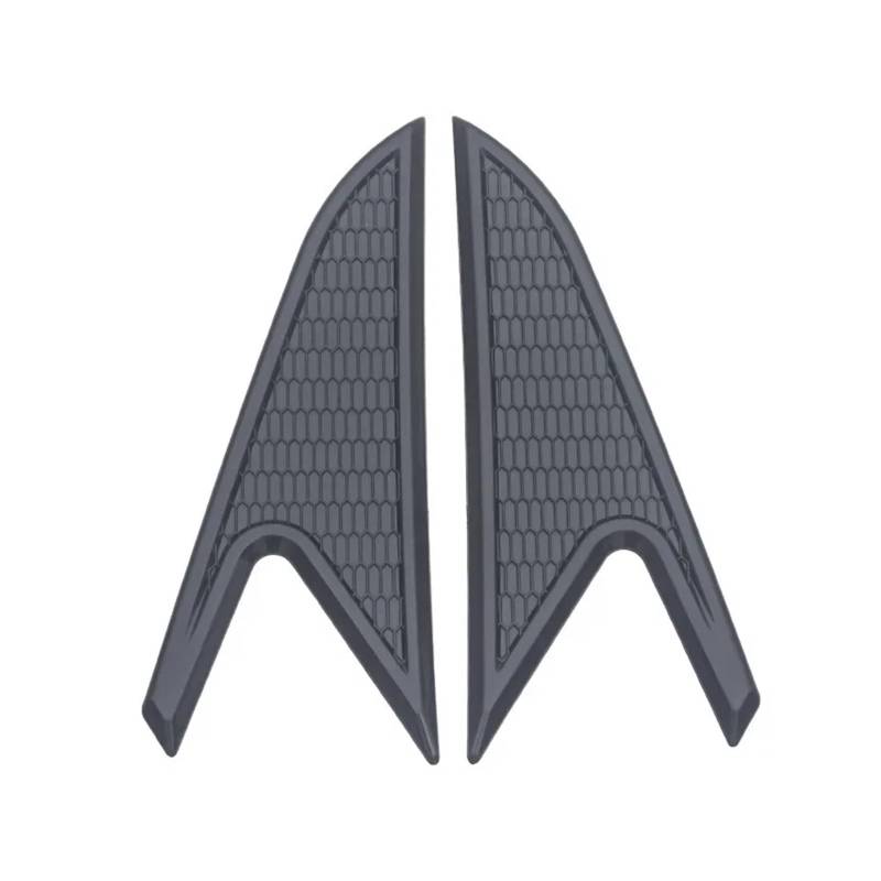 ZZLOWJSN Seitenschlitze Auto Luftstrom Kotflügel Aufkleber Grille Einsatz Externe Dekoration(Black Stripe) von ZZLOWJSN
