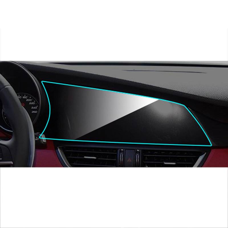 Displayschutzfolie für das Armaturenbrett für Alfa Romeo Giulia 2015 2019, Auto Displayschutzfolie Innen TPU Armaturenbrett Membran Displayschutzfolie Auto von ZZMOQ