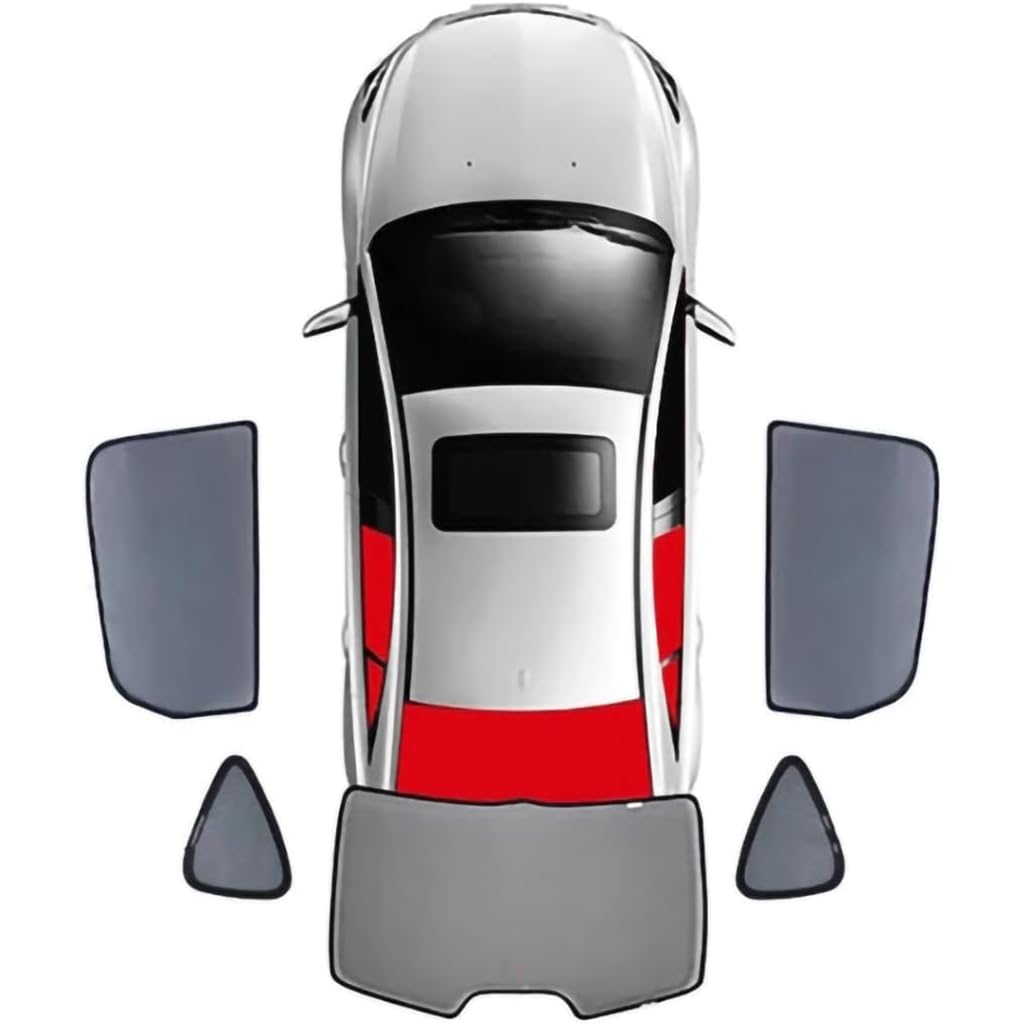 ZZRSXZSR Sonnenschutz Auto Vorhang für BMW iX3 Electrique G08 2021-2023,Sonnenblende Auto Fenster Hinten Verdunkeln Vorhang Reduziert Wärme und UV-Schutz,5PCS Rear Train Back ZZRSXZSR Sonnenschutz Auto Vorhang für BMW iX3 Electrique G08 2021-2023,Sonnenblende Auto Fenster Hinten Verdunkeln Vorhang Reduziert Wärme und UV-Schutz,5PCS Rear Train Back von ZZRSXZSR