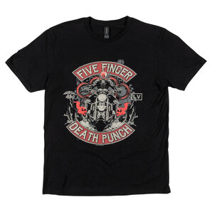 Five Finger Death Punch Biker Skully T-Shirt Schwarz ZZZ-kein Hersteller von ZZZ-kein Hersteller