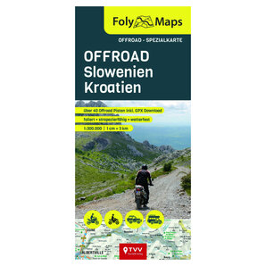 Offroadkarten Slowenien, Kroatien über 50 eingezeichnete Offroad Pisten ZZZ-kein Hersteller von ZZZ-kein Hersteller