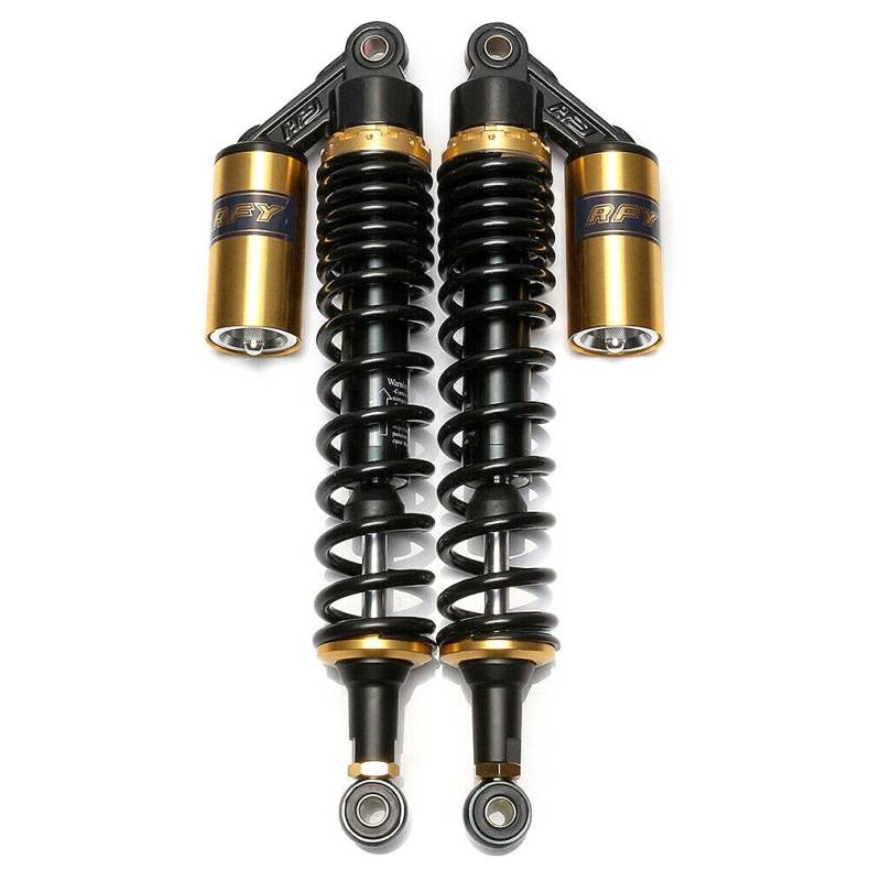 Zaddox Universal Motorrad Stoßdämpfer hinten mit Ausgleichsbehälter, 400mm für Triumph Speed Twin/Cup RS2G von Zaddox