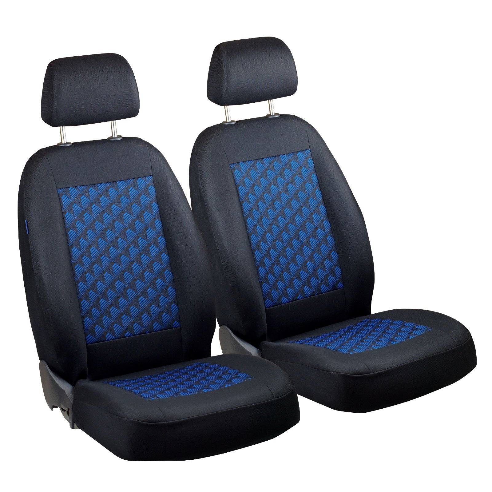 Barchetta Vorne Sitzbezüge - für Fahrer und Beifahrer - Farbe Premium Blau Effekt 3D von Zakschneider