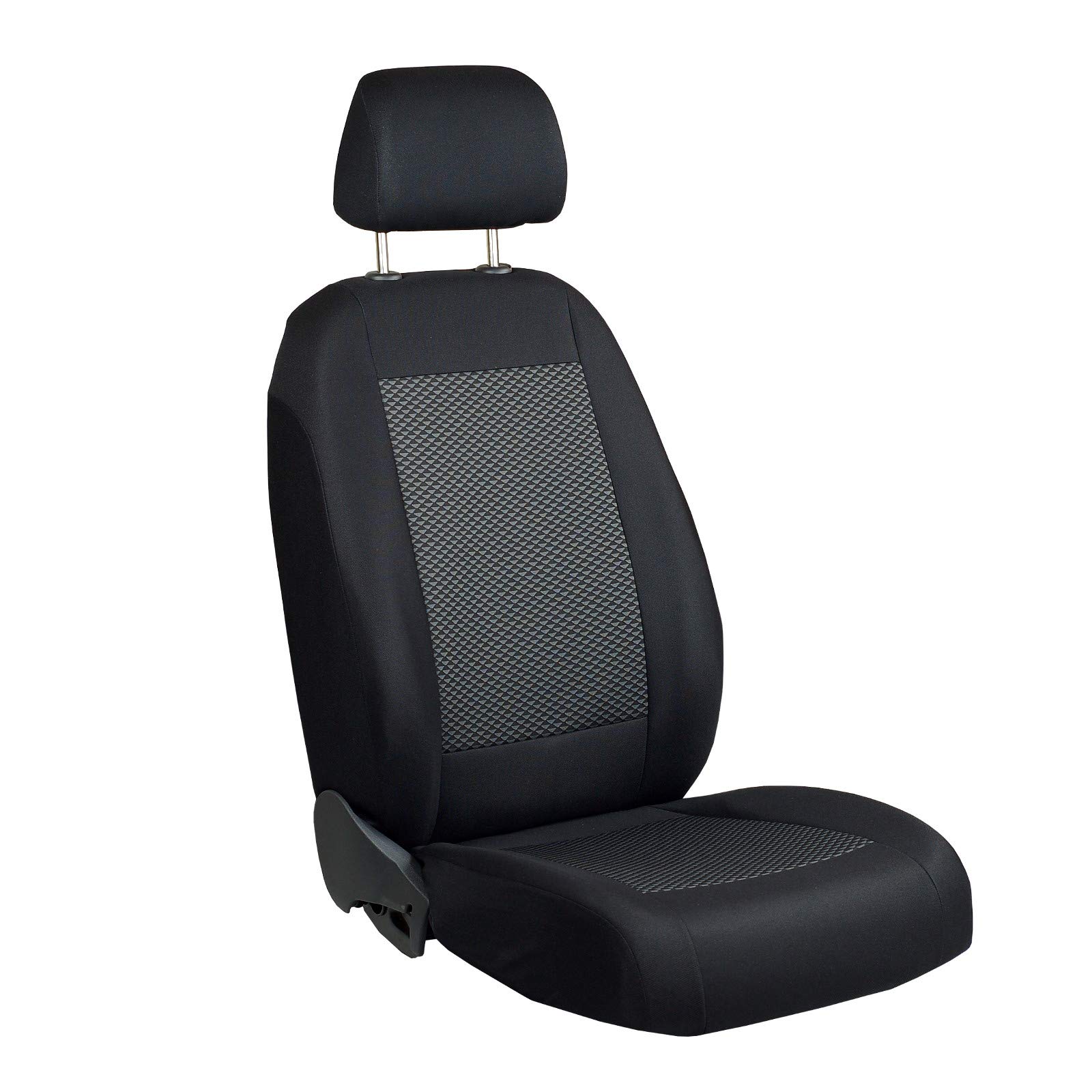 Zakschneider ATEGO Fahrer Sitzbezug - Farbe Premium Schwarz-graue Dreiecke von Zakschneider