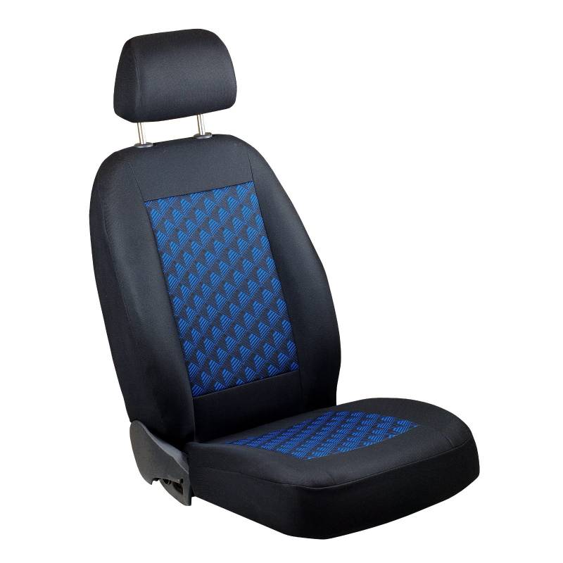 Zakschneider Sprinter Fahrer Sitzbezug - Farbe Premium Schwarz-blau Effekt 3D von Zakschneider