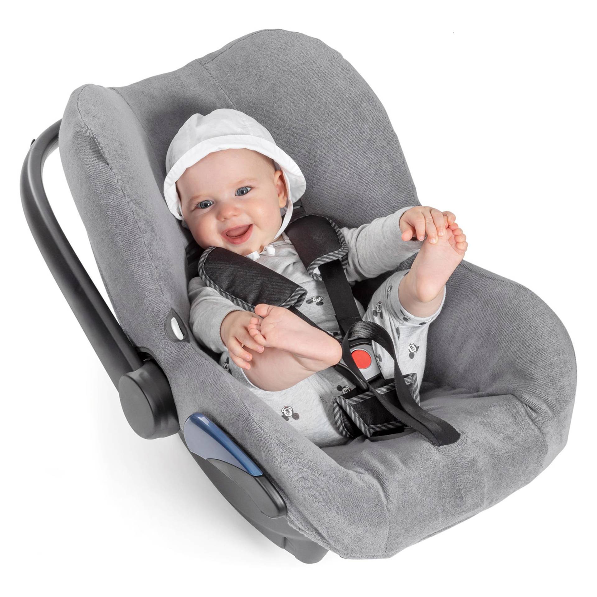Zamboo Bezug für Maxi Cosi Citi Babyschale - Schutzbezug/Sommerbezug mit Perfekter Passform für Autositz Citi, atmungsaktiv gegen Schwitzen, maschinenwaschbar - Grau (Standard) von Zamboo