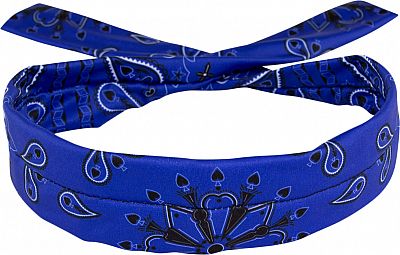 Zan Headgear Cooldanna Poly Paisley, Halstuch/Stirnband - Blau/Schwarz/Weiß - Einheitsgröße von Zan Headgear