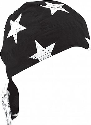 Zan Headgear Flydanna Flag, Kopftuch - Schwarz/Weiß - Einheitsgröße von Zan Headgear