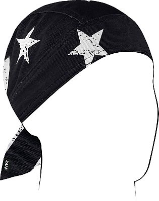 Zan Headgear Flydanna Micromesh Black & White Flag, Kopftuch - Schwarz/Weiß - Einheitsgröße von Zan Headgear