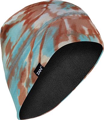 Zan Headgear SF Fleece Natural Tie Dye, Helm-Kopfhaube - Blau/Braun - Einheitsgröße von Zan Headgear