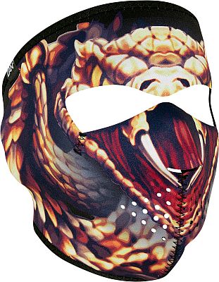 Zan Headgear Snake, Gesichtsmaske - Braun/Grau/Rot - Einheitsgröße von Zan Headgear
