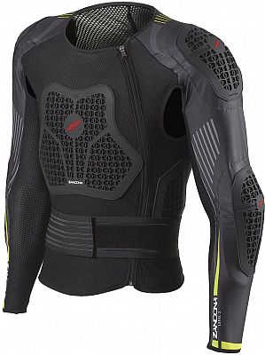 Zandona NetCube, Protektorenjacke Level-2 - Schwarz/Grau/Neon-Gelb - X6 S von Zandona