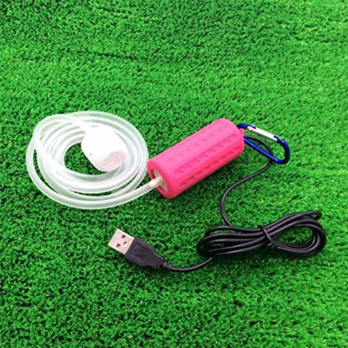 Zantec Portable Mini USB Aquarium Sauerstoff Luftpumpe Stumm Energieeinsparung Zubehör von Zantec