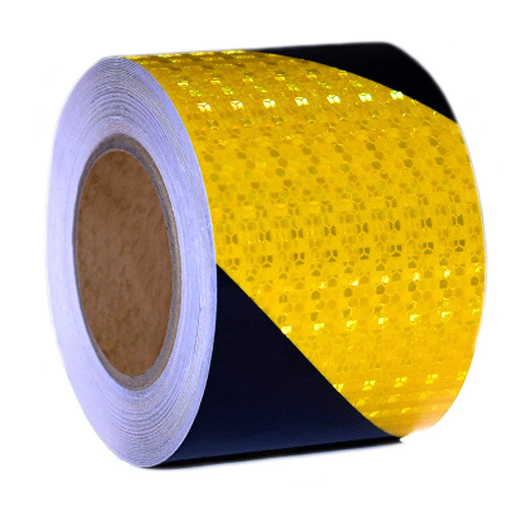 Zasiene Flatterband Gelb Schwarz Reflektorband Selbstklebend Klebeband Schwarz Gelb Reflektierende Aufkleber Nacht Reflektorband Warnmarkierung Sicherheit,5 cm x 10 m Zasiene Flatterband Gelb Schwarz Reflektorband Selbstklebend Klebeband Schwarz Gelb Reflektierende Aufkleber Nacht Reflektorband Warnmarkierung Sicherheit,5 cm x 10 m von Zasiene