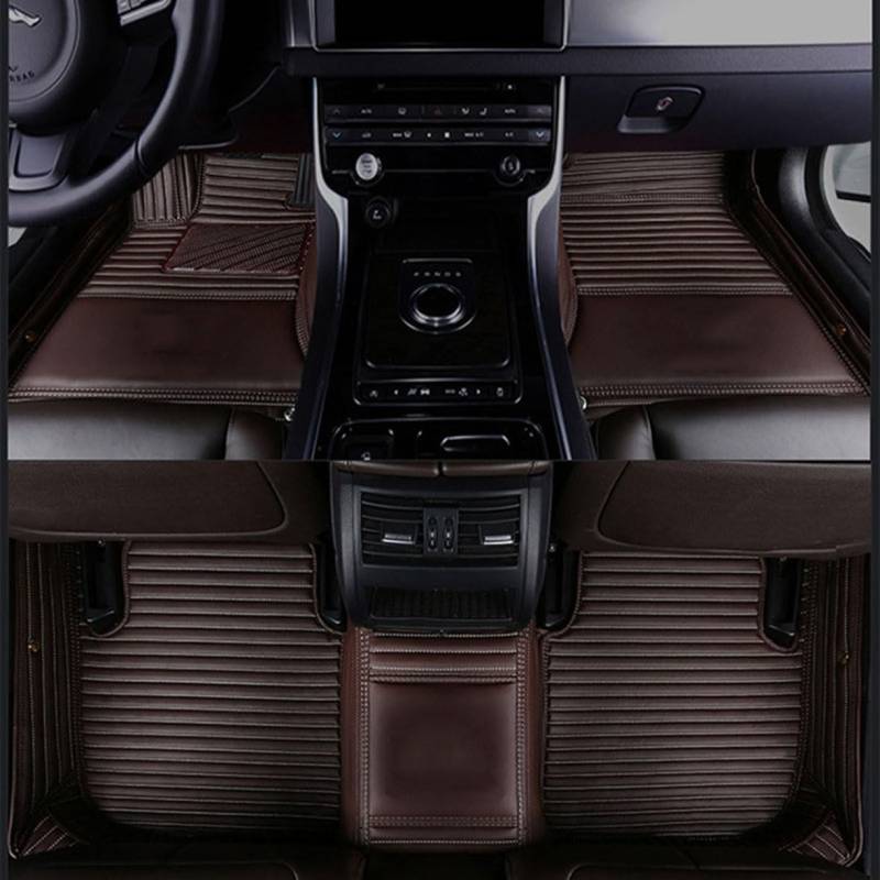 Auto-Fußmatten, vollständige Abdeckung, Auto-Fußmatten-Set, für VW EOS 2005–2010, C-Curry einlagig von ZcsfcpA