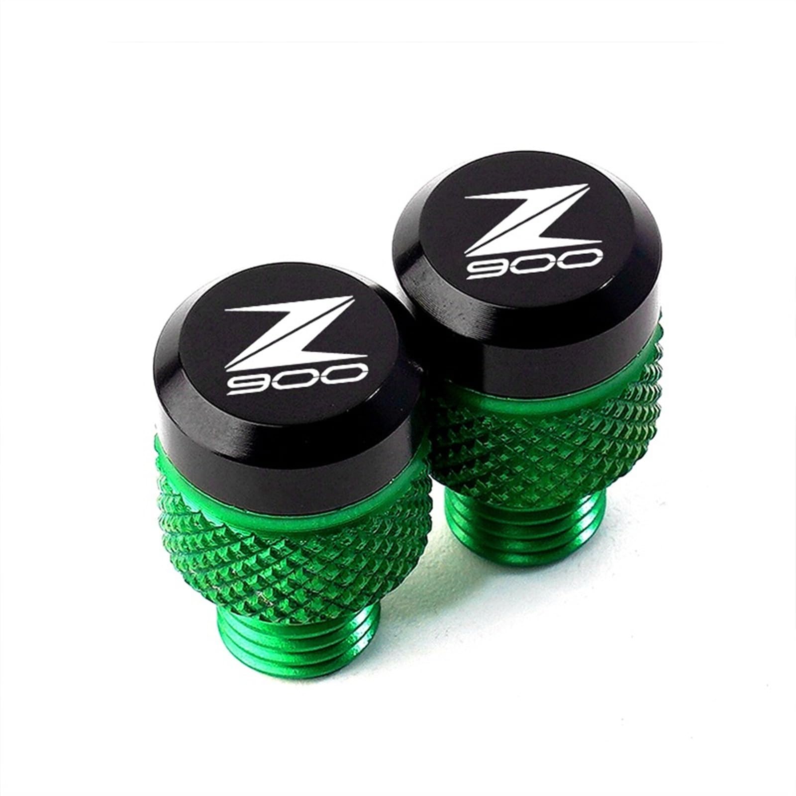 ZeNaha Motorrad M10*1,25 Spiegel Lochstopfen Schrauben Abdeckung Kompatibel mit Kawasaki Z900 RS SE Z650 Z750 Z800 Z1000 SX Z400 Z250 Z300 (Color : Green-Z900, Size : /) von ZeNaha