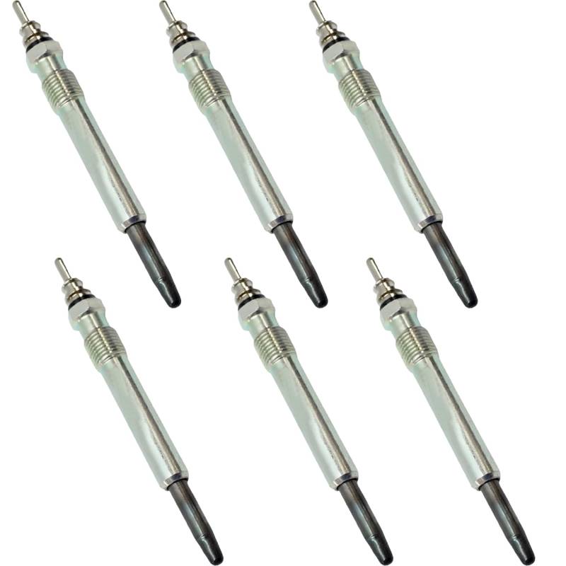 Zeenparts 6 Stück Glühkerze 0011592001 0011592101 kompatibel mit Mercedes-Benz E300 1996-1999 S-Klasse Limousine W140 G-Klasse Off-Road W463 kompatibel mit Puch G-Modell W463 von Zeenparts
