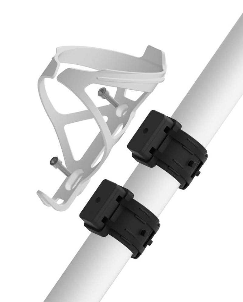 ZEFAL Gizmo Universal-Befestigungssystem für Flaschenhalter Fahrrad, Schwarz, Universal von Zefal