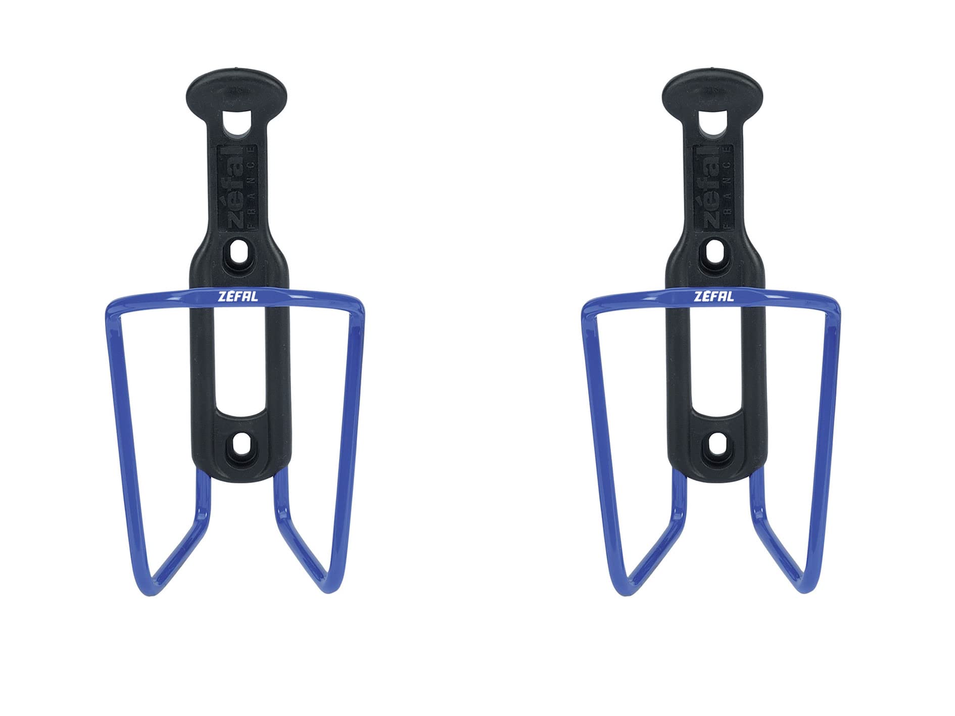 ZEFAL Pack Alu Plast 124 - Flaschenhalter Fahrrad x 2 - Aluminium Fahrradflaschenhalterung für alle Arten von Fahrrädern - leicht und robust – Blau ZEFAL Pack Alu Plast 124 - Flaschenhalter Fahrrad x 2 - Aluminium Fahrradflaschenhalterung für alle Arten von Fahrrädern - leicht und robust – Blau von ZEFAL