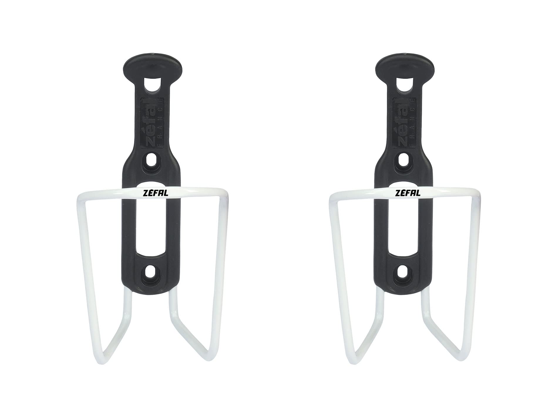 ZEFAL Pack Alu Plast 124 - Doppelpack Fahrradflaschenhalter - Aluminium-Flaschenhalter für alle Arten von Fahrrädern - leicht und robust - Weiß, Weiss ZEFAL Pack Alu Plast 124 - Doppelpack Fahrradflaschenhalter - Aluminium-Flaschenhalter für alle Arten von Fahrrädern - leicht und robust - Weiß, Weiss von ZEFAL