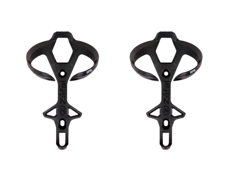 ZEFAL Pack Pulse L2 – Zwei Carbon Flaschenhalter Fahrrad - Trinkflaschenhalterung extra leicht fürs Fahrrad, nur 18g von ZEFAL