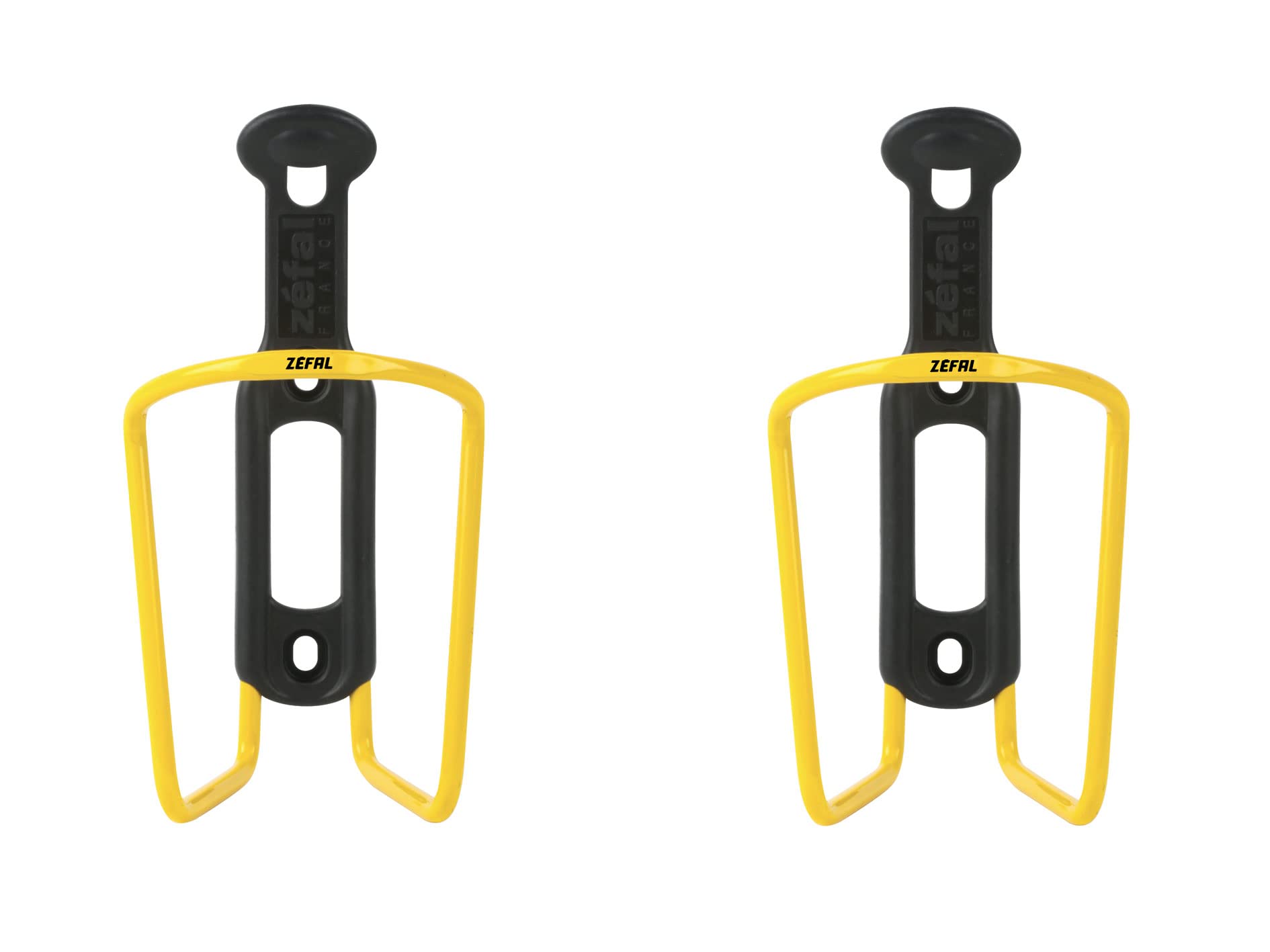 ZEFAL Pack Alu Plast 124 - Flaschenhalter Fahrrad x 2 - Aluminium Fahrradflaschenhalterung für alle Arten von Fahrrädern - leicht und robust – Gelb ZEFAL Pack Alu Plast 124 - Flaschenhalter Fahrrad x 2 - Aluminium Fahrradflaschenhalterung für alle Arten von Fahrrädern - leicht und robust – Gelb von ZEFAL