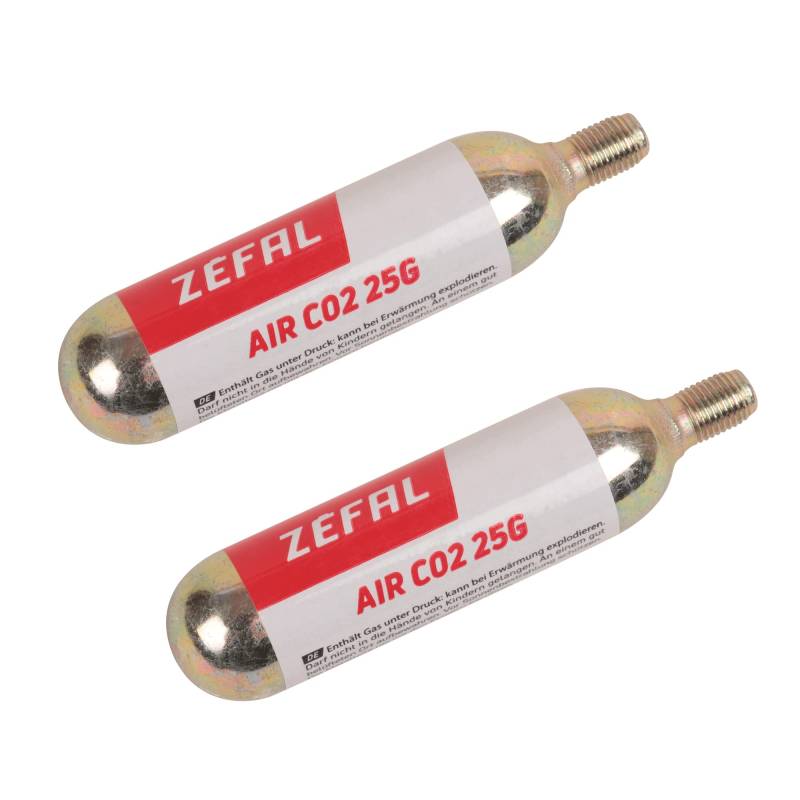 Zefal 362930-2 druckluftkartuschen mit gewinde 25g von Zefal