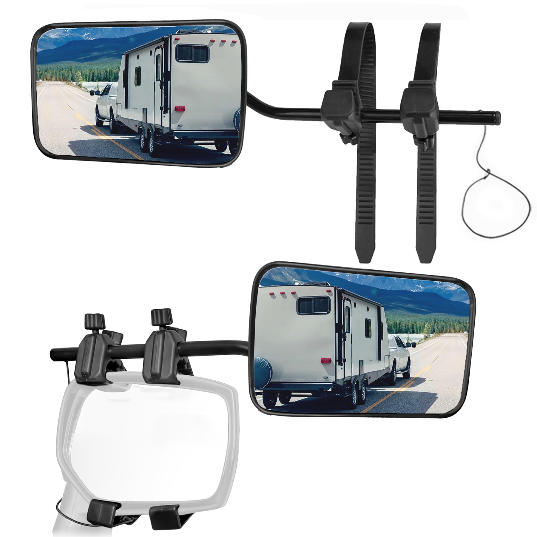 2 Stück Wohnwagen Spiegel Auto,Wohnwagenspiegel Universal,Spiegel für Wohnwagen,Wohnwagenspiegel,Abschleppspiegel,Caravanspiegel,Universalspiegel,Aufsatzspiegel für alle gängigen Fahrzeugtypen 2 Stück Wohnwagen Spiegel Auto,Wohnwagenspiegel Universal,Spiegel für Wohnwagen,Wohnwagenspiegel,Abschleppspiegel,Caravanspiegel,Universalspiegel,Aufsatzspiegel für alle gängigen Fahrzeugtypen von ZeiLaBang Kakadi