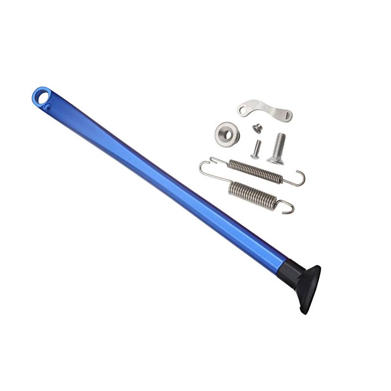 Zenlir Hochfestes Aluminium Kickstand Hochleistungs Ständer Metall Seitenhilfe Motorradzubehör Für 17-23 Motorräder von Zenlir