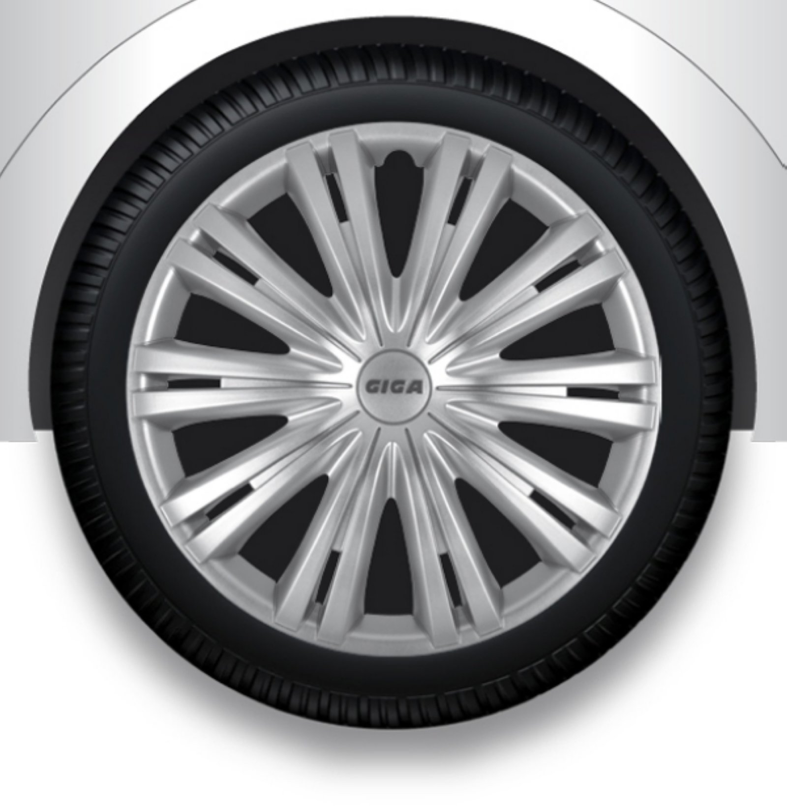 Radzierblenden Radkappen Radabdeckung 14" Zoll #17 Silber ABS Radzierblenden Radkappen Radabdeckung 14" Zoll #17 Silber ABS von IUSOT