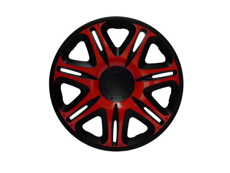 ZentimeX Radkappen Radzierblenden Radabdeckungen 13" Zoll #165 RED-Black ROT SCHWARZ von ZentimeX