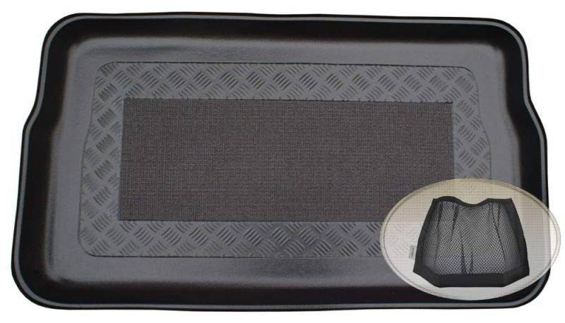 ZentimeX Z3012918 Antirutsch Kofferraumwanne fahrzeugspezifisch + Klett-Organizer (Laderaumwanne, Kofferraummatte) von ZentimeX