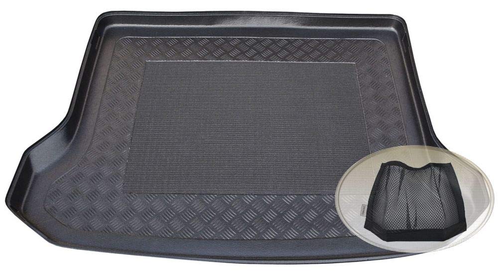 ZentimeX Z3017913 Antirutsch Kofferraumwanne fahrzeugspezifisch + Klett-Organizer (Laderaumwanne, Kofferraummatte) von ZentimeX
