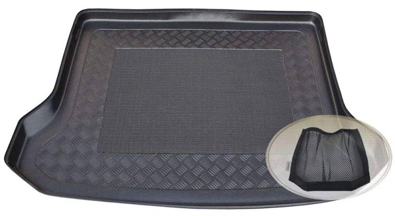 ZentimeX Z3017913 Antirutsch Kofferraumwanne fahrzeugspezifisch + Klett-Organizer (Laderaumwanne, Kofferraummatte) von ZentimeX