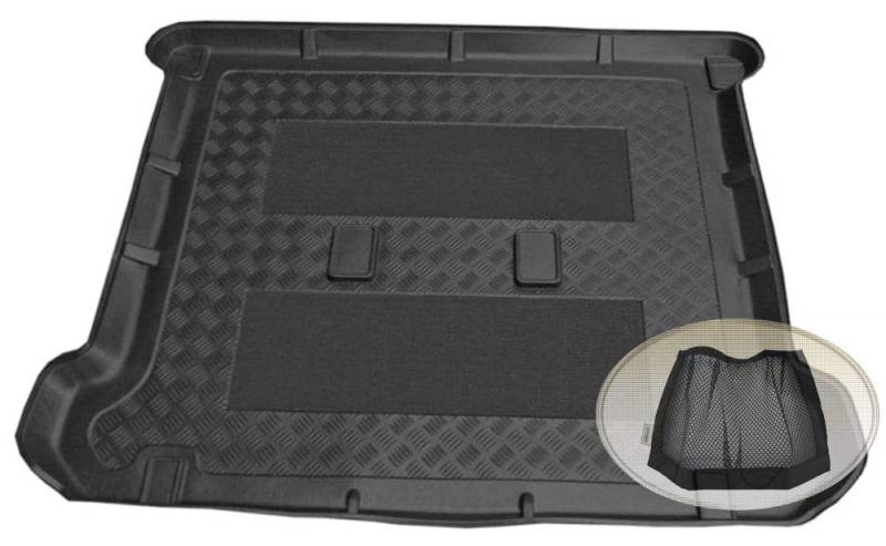 ZentimeX Z3019283 Antirutsch Kofferraumwanne fahrzeugspezifisch + Klett-Organizer (Laderaumwanne, Kofferraummatte) von ZentimeX