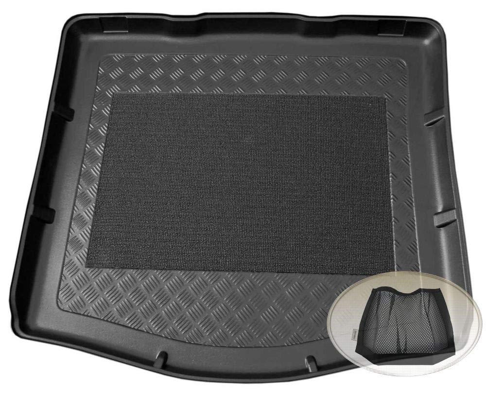 ZentimeX Z3036044 Antirutsch Kofferraumwanne fahrzeugspezifisch + Klett-Organizer (Laderaumwanne, Kofferraummatte) von ZentimeX