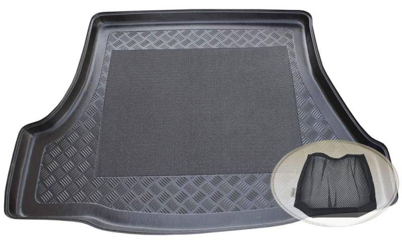 ZentimeX Z3038055 Antirutsch Kofferraumwanne fahrzeugspezifisch + Klett-Organizer (Laderaumwanne, Kofferraummatte) von ZentimeX