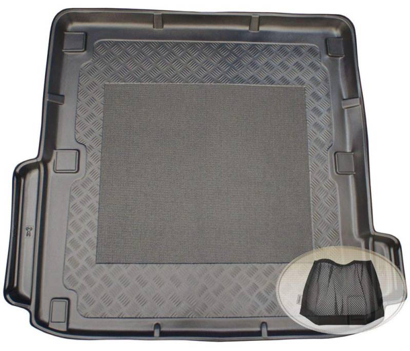 ZentimeX Z3048825 Antirutsch Kofferraumwanne fahrzeugspezifisch + Klett-Organizer (Laderaumwanne, Kofferraummatte) von ZentimeX