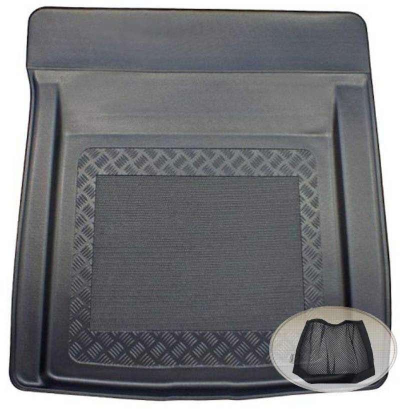 ZentimeX Z3079690 Antirutsch Kofferraumwanne fahrzeugspezifisch + Klett-Organizer (Laderaumwanne, Kofferraummatte) von ZentimeX