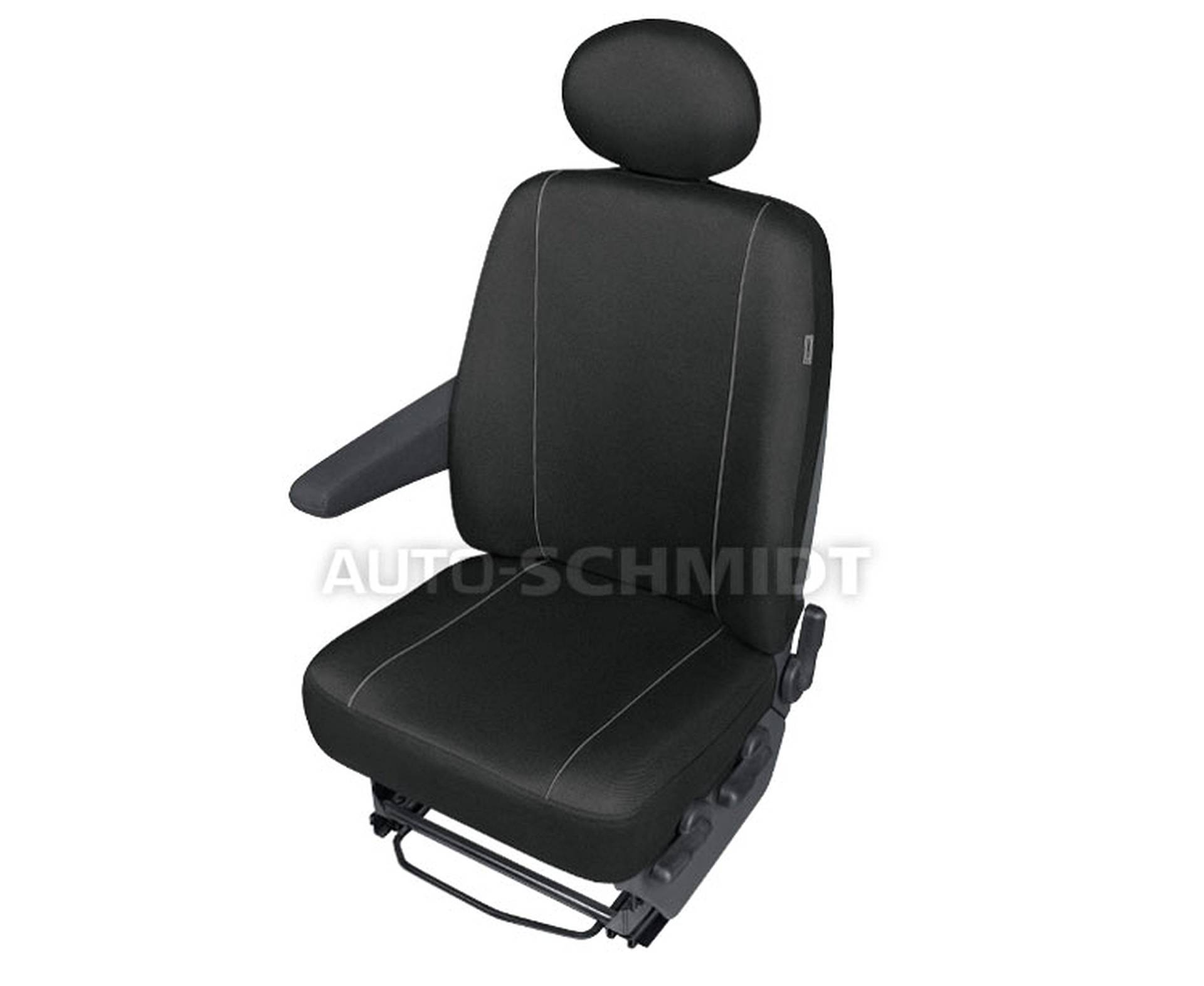 ZentimeX Z737098 Sitzbezüge Fahrersitz/Einzelsitz Armlehne rechts Stoff schwarz von ZentimeX