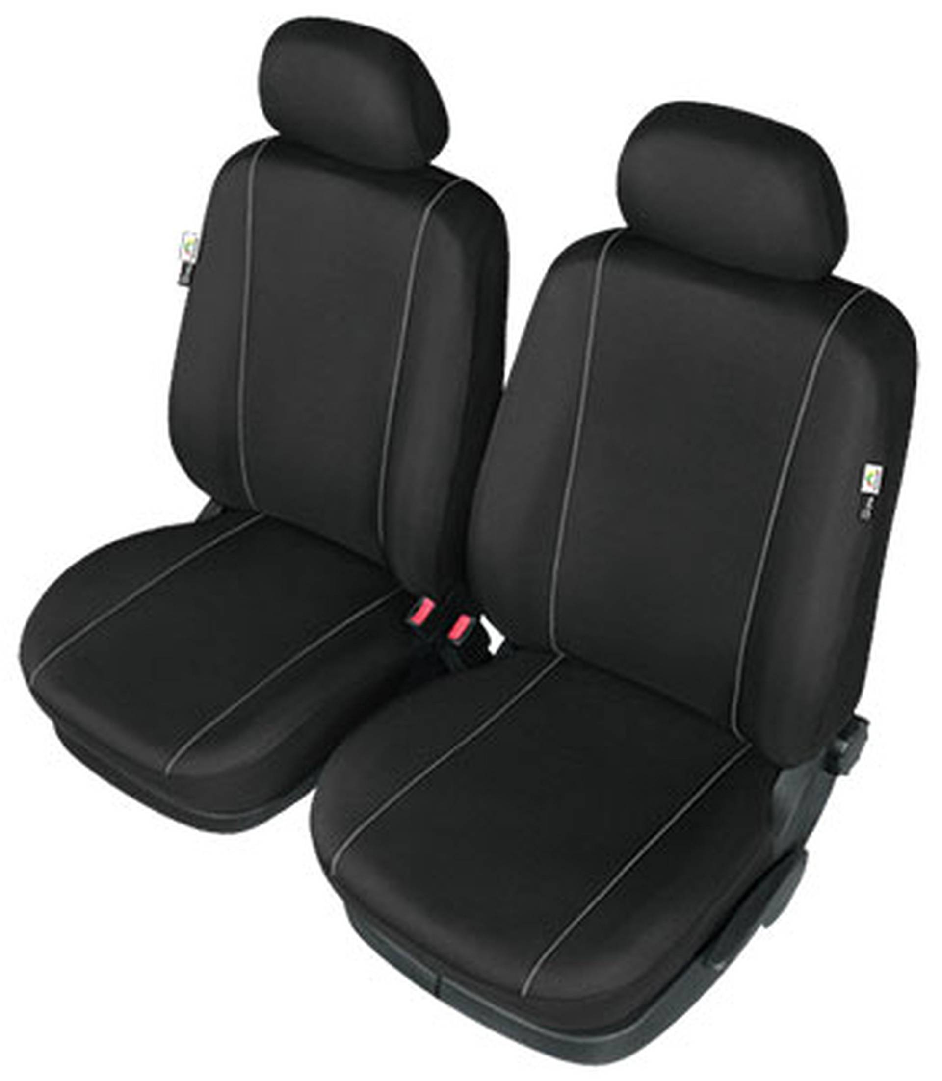 ZentimeX Z746186 Sitzbezüge Vordersitze Stoff schwarz Airbag-Kompatibel von ZentimeX