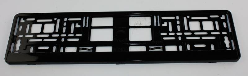ZentimeX Z788669 Kennzeichenhalter Kennzeichenhalterung schwarz gänzend Klavierlack für DE-Standard Kennzeichen 1 Stück von ZentimeX