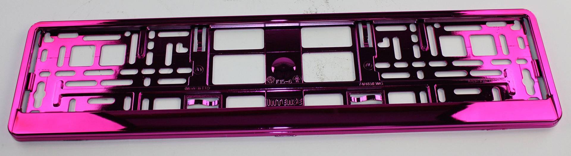 ZentimeX Z788672 Kennzeichenhalter Kennzeichenhalterung pink glänzend rosa Hochglanz für DE-Standard Kennzeichen 1 Stück ZentimeX Z788672 Kennzeichenhalter Kennzeichenhalterung pink glänzend rosa Hochglanz für DE-Standard Kennzeichen 1 Stück von ZentimeX
