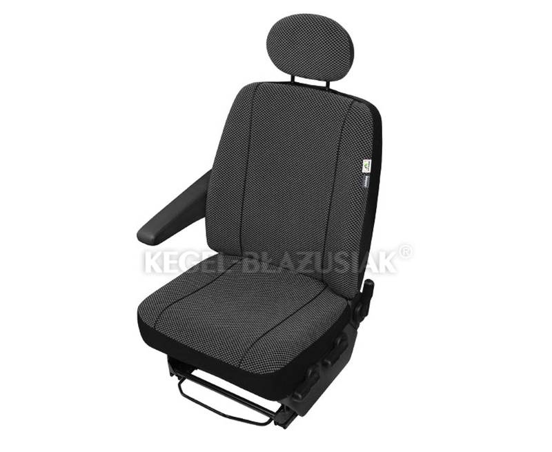 ZentimeX Z926864 Sitzbezüge Fahrersitz/Einzelsitz Armlehne rechts Stoff Airbag-Kompatibel von ZentimeX