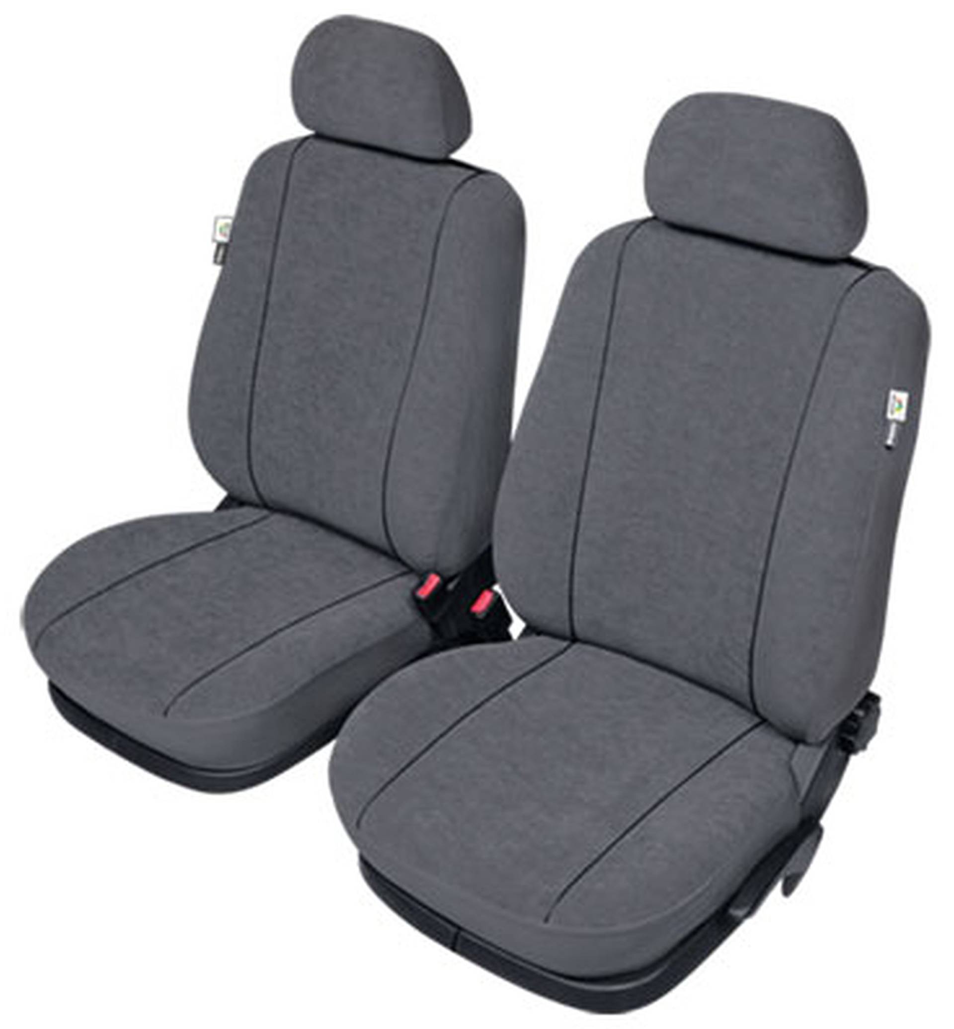 ZentimeX Z927718 Sitzbezüge Vordersitze Stoff grau Airbag-Kompatibel von ZentimeX