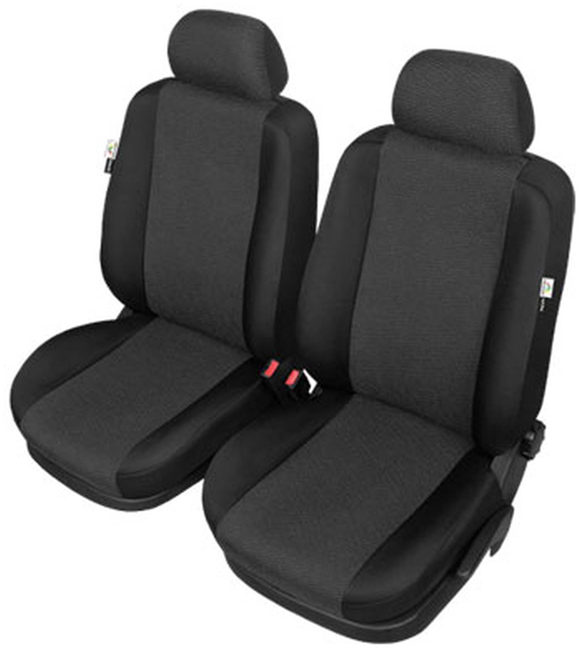 ZentimeX Z976968 Sitzbezüge Vordersitze Stoff schwarz Airbag-Kompatibel von ZentimeX