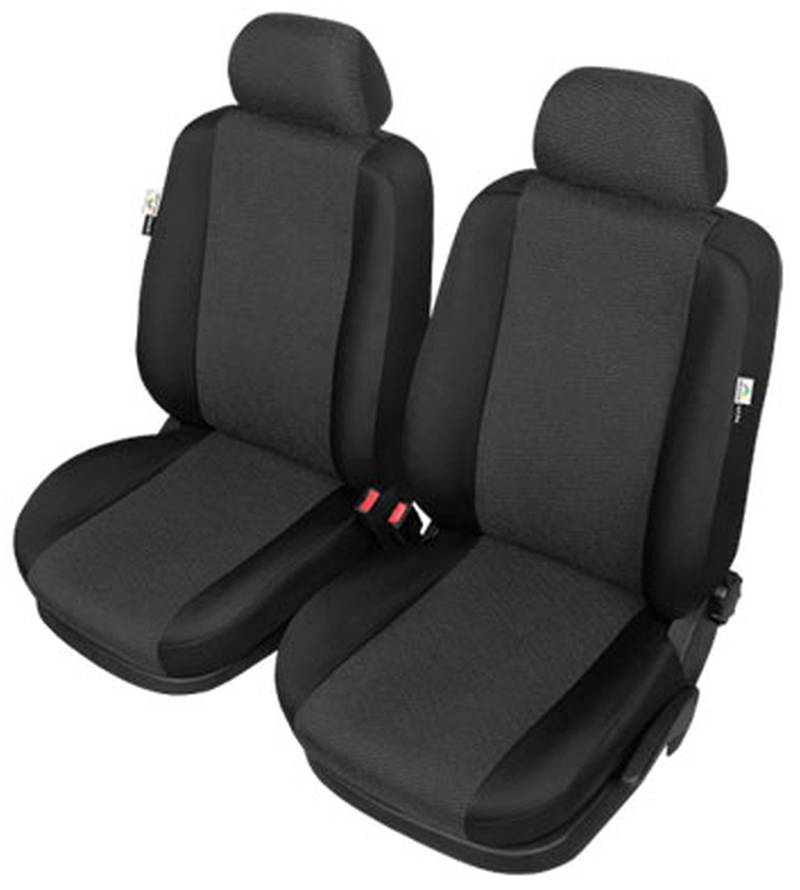 ZentimeX Z977050 Sitzbezüge Vordersitze Stoff schwarz Airbag-Kompatibel von ZentimeX
