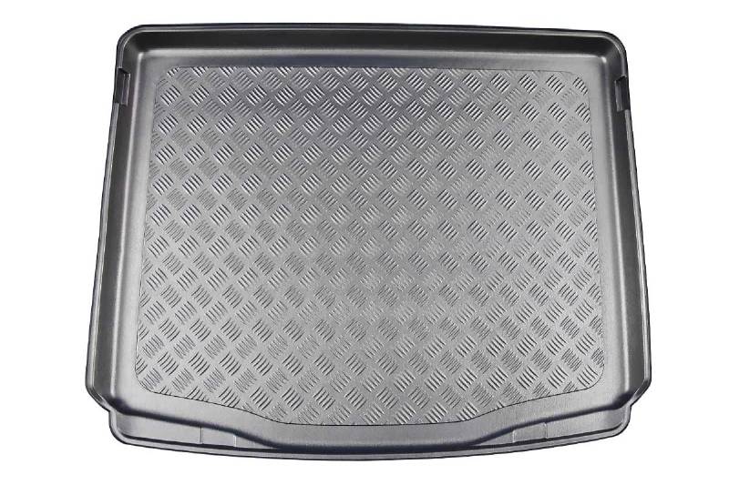 ZentimeX Kofferraummatte kompatibel mit Ford Kuga III/Kuga III Hybrid 04.2020, Schwarz, Kunststoff oder Gummi, PKW, Fahrzeugspezifische Passform, Kofferraumwanne von ZentimeX