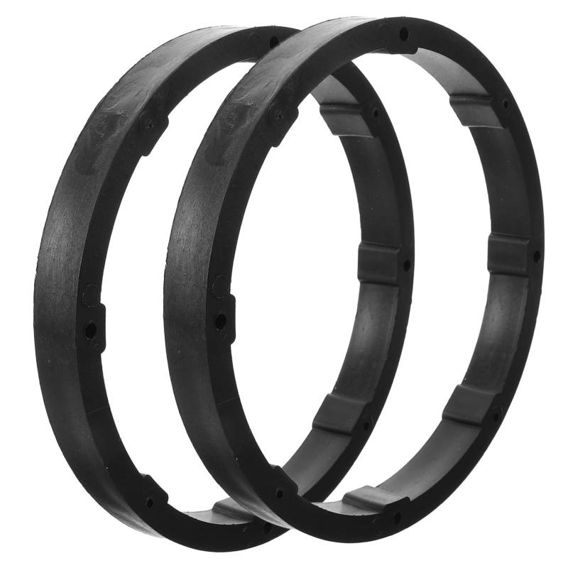 Zerodeko 1 Paar Hornscheibe Lautsprecher-distanzringe 6,5 Abstandshalter Für Autolautsprecher Abstandshalter Für Autotürlautsprecher Autosprecher Plastik Black von Zerodeko